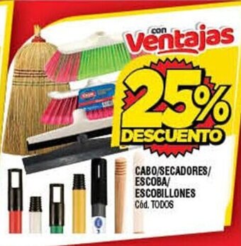 Supermercados Yaguar Cabo / Secadores / Escoba / Escobillones oferta