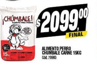 Supermercados Yaguar Alimento Perro Chumbale Carne 15kg oferta