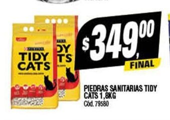 Supermercados Yaguar Piedras Sanitarias Tidy Cats 1.8kg oferta