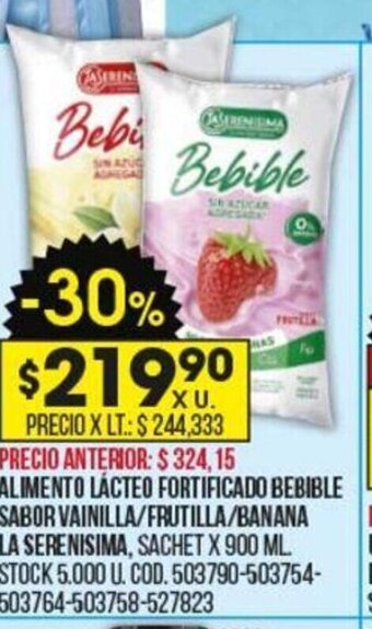 Coto Alimento Lácteo Fortificado Bebible Sabor vainilla oferta