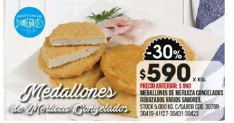 Coto Medallones de Merluza Congelados Rebozados Varios Sabores oferta