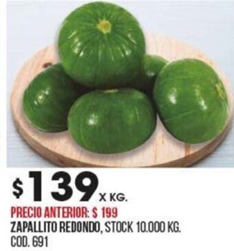 Coto Zapallito Redondo oferta