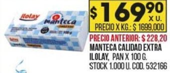 Coto Manteca Calidad Extra Ilolay oferta