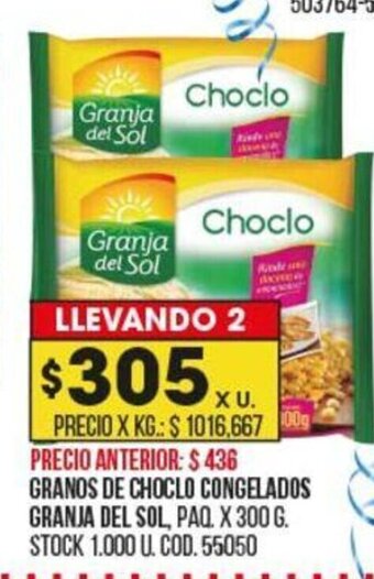 Coto Granos De Choclo Congelados Granja Del Sol oferta