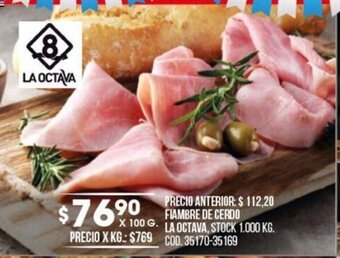 Coto Fiambre de Cerdo La Octava oferta