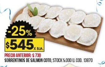 Coto Sorrentinos De Salmón Coto oferta