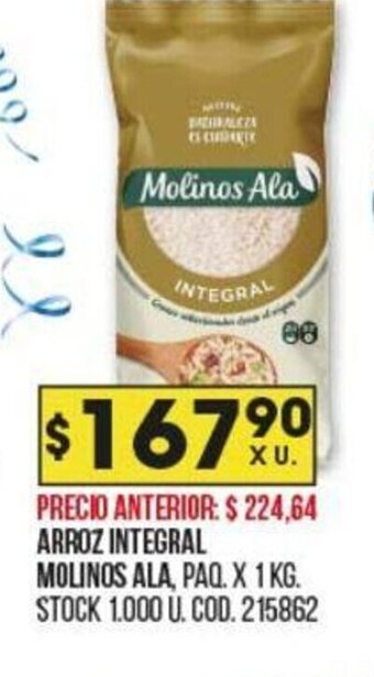 Coto Arroz Integral Molinos Ala oferta