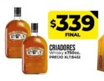 Supermayorista Vital Criadores Whisky x 750cc oferta