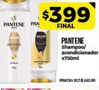Supermayorista Vital Pantene Shampoo/acondicionador x 750ml oferta