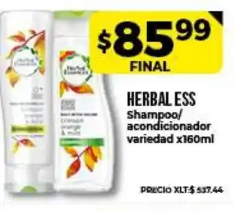 Supermayorista Vital Herbal Ess Shampoo/Acondicionador variedad x 160ml oferta