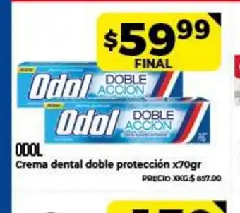 Supermayorista Vital Odol Crema dental doble proteccíon x 70gr oferta