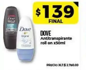 Supermayorista Vital Dove Antitranspirante roll on x 50ml oferta