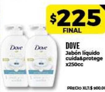 Supermayorista Vital Dove Jabón líquido cuida&protege x 250cc oferta