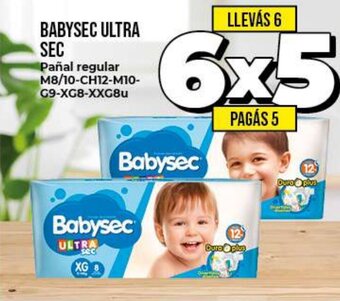 Supermayorista Vital Babysec Ultra Sec Pañal regular oferta
