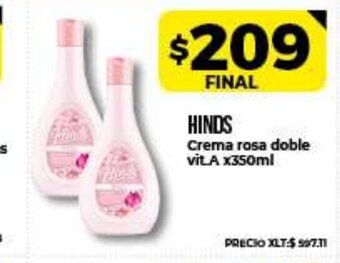 Supermayorista Vital Hinds Crema rosa doble vit.A x 350ml oferta