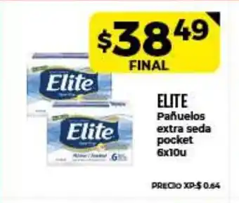 Supermayorista Vital Pañuelos extra seda pocket 6x10u oferta