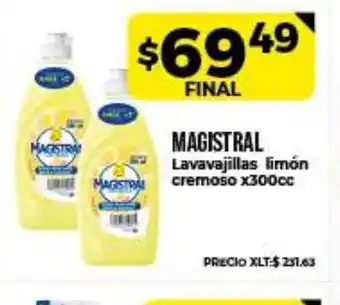 Supermayorista Vital Magistral Lavavajillas limón cremoso x 300cc oferta