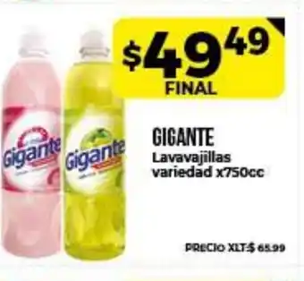 Supermayorista Vital Gigante lavavajillas variedad x7050cc oferta