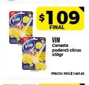 Supermayorista Vital Vim Canasta poderx5 citrus x 55gr oferta