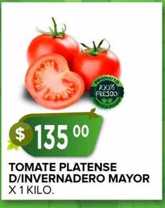 Supermercados Mayor Tomate platense d invernadero mayor oferta
