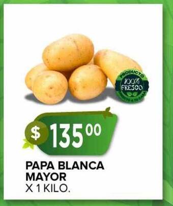 Supermercados Mayor Papa blanca mayor oferta