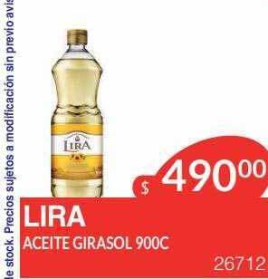 Masivos Lira aceite girasol oferta