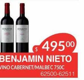 Masivos Benjamin nieto vino cabernet malbec oferta