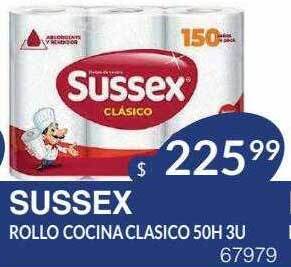 Masivos Sussex rollo cocina clasico oferta