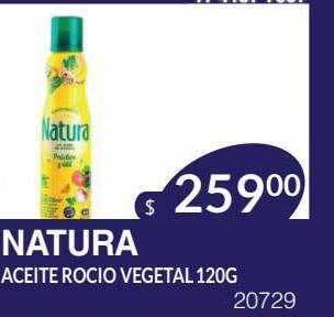 Masivos Natura aceite rocio vegetal oferta
