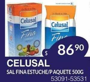 Masivos Celusal sal fina estuche paquete oferta