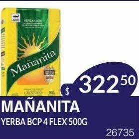 Masivos Mañanita yerba bcp 4 flex oferta