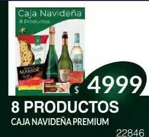 Masivos 8 productos caja navideña premium oferta
