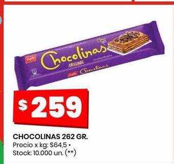 Changomas Chocolinas oferta