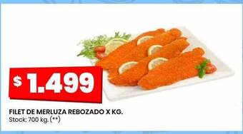 Changomas Filet de merluza rebozado x kg oferta