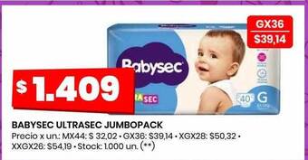 Changomas Babysec ultrasec jumbopack oferta