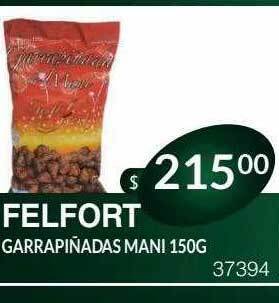 Masivos Felfort garrapiñadas mani oferta