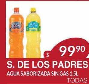 Masivos S. de los padres agua saborizada sin gas oferta