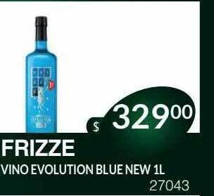 Masivos Frizze vino evolution blue new oferta