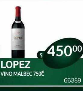 Masivos Lopez vino malbec oferta