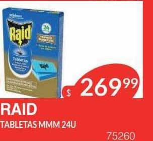 Masivos Raid tabletas mmm oferta