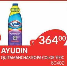 Masivos Ayudin quitamanchas ropa color oferta