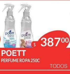 Masivos Poett perfume ropa oferta