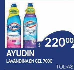 Masivos Ayudin lavandina en gel oferta