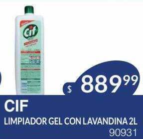 Masivos Cif limpiador gel con lavandina oferta