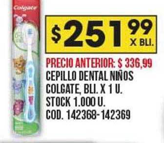 Coto Cepillo dental niños colgate oferta