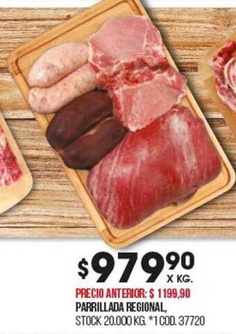 Coto Parrillada regional oferta