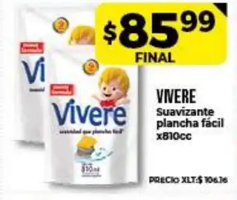 Supermayorista Vital Vivere Suavizante plancha fácil x 810c oferta