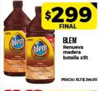Supermayorista Vital Blem Reneuva madera botella x1lt oferta