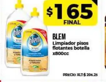 Supermayorista Vital Blem Limpiador pisos flotantes botella x800cc oferta