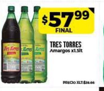 Supermayorista Vital Tres Torres Amargos x 1.5lt oferta